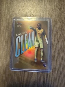 Topps Finest Premier League 2025/2026 David Raya Clean /50 Arsenal for sale on Ebay