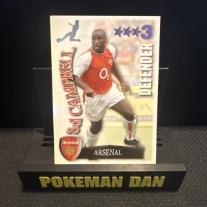 SOL CAMPBELL - ARSENAL - SHOOT OUT CARD 2003/04 (03/04) - GREEN BACK for sale on Ebay