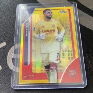 Topps Chrome Premier League 25/26 Arsenal David Raya Parallel /275 Colour Match for sale on Ebay