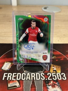 Santi Cazorla - Arsenal Topps Chrome UCC 2025-26 Legend Auto /99 for sale on Ebay