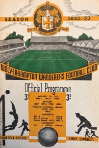 Wolverhampton Wanderers v Arsenal (Champions) Div 1 1952/53 for sale on Ebay