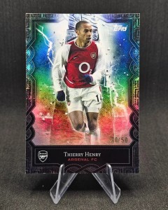 Thierry Henry Monolith Black /50 – 2024/25 Topps Arsenal Fan Set – Legend for sale on Ebay