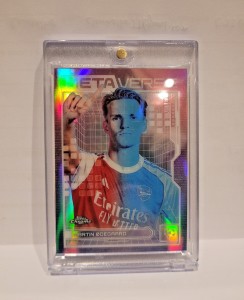 Topps UCC Chrome 2026 Martin Odegaard - Metaverse - Arsenal Casehit - Pack Fresh for sale on Ebay