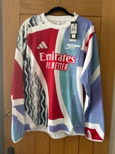 Arsenal Pre match long sleeved Size s for sale on Ebay