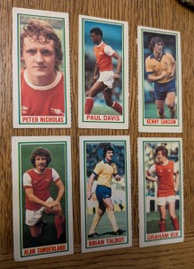 FOOTBALLER 1981/82 - Topps Vintage Football Trading Cards - ARSENAL for sale on Ebay