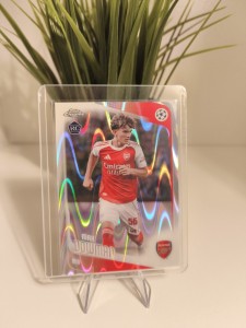 Topps Chrome UCC 25/26 - Max Dowman - Fc Arsenal Rookie - Wave Parallel for sale on Ebay