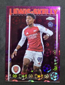 Topps Chrome Logofractor 33/75 Myles Lewis-Skelly 2024-25 Arsenal Rookie for sale on Ebay