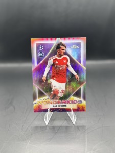 2025-26 Topps Chrome UCC Max Dowman Wonderkids RC Arsenal Rookie for sale on Ebay