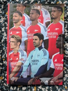 Arsenal Vs Bolton Matchday Programme 25 September 2024 for sale on Ebay