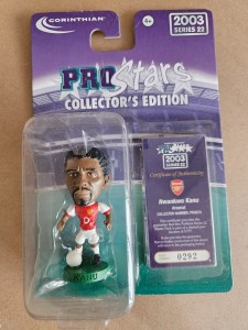 NEW & SEALED CORINTHIAN PROSTARS FIGURE - NWANKWO KANU - ARSENAL for sale on Ebay