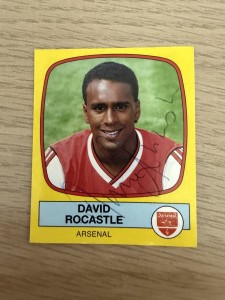 David Rocastle - Arsenal Signed Unused Football 88 Sticker for sale on Ebay