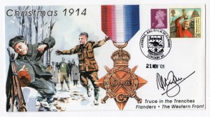 2001 TRUCE IN THE TRENCHES COVER SIGNED ALAN BALL WITH SPECIAL ARSENAL CANCEL for sale on Ebay