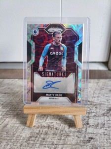 Panini Prizm 2021/2022 Matty Cash Autograph S-MAT Aston Villa Poland for sale on Ebay