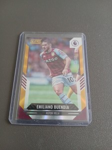 Panini Score Premier League 2021/22 Emiliano Buendia 02/10Aston Villa Gold #125 for sale on Ebay