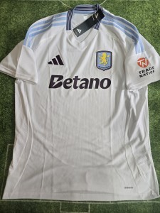 Adidas Aston Villa Away football shirt 2024/25 - XL for sale on Ebay