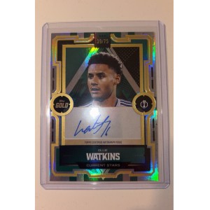 Topps Gold Autograph Ollie Watkins UEFA Club Competitions 2026 Aston Villa for sale on Ebay