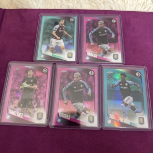 Topps Chrome UCC 2026 Numbered - 5x Aston Villa Bundle  for sale on Ebay
