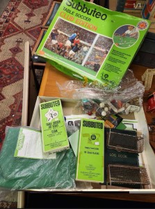 Subbuteo Table Football Club Edition Set Job Lot Box Goals Parts Instructions for sale on Ebay