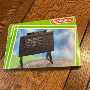 Subbuteo Vintage Football Score Board Set 61158 Boxed  for sale on Ebay