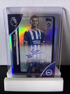 Yasin Ayari Base Auto RC Topps Premier League 2026 Brighton for sale on Ebay