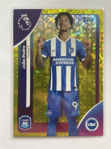 Topps Premier League 2026 Joao Pedro Yellow Gold Diamond /299 Brighton Chelsea for sale on Ebay