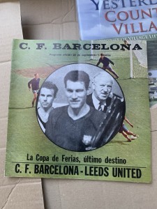 1971-2 Fairs Cup Final Decider Barcelona V Leeds for sale on Ebay