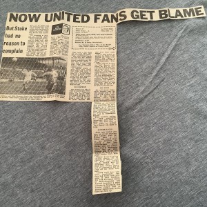 LEEDS UNITED V STOKE CITY FOOTBALL LEAGUE DIVISION 1 NEWSPAPER REPORT 1973 for sale on Ebay