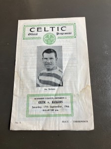 Celtic v Rangers 17th Sept 1966  Scottish League Div 1, Lisbon Season. for sale on Ebay
