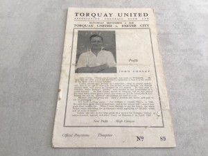 Torquay United v Exeter City 1948/49 Division 3 South - 4th September 1948 for sale on Ebay