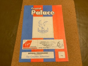 Crystal Palace  v Portsmouth  reserves - football combination -  1989-1990 for sale on Ebay