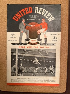 Manchester United v Stoke City  1951/52 (50/14) for sale on Ebay