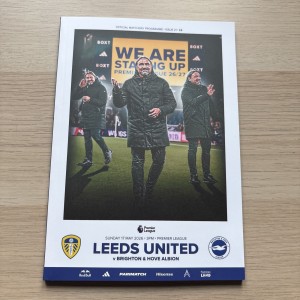LEEDS UNITED V BRIGHTON PROGRAMME 17/05/2026 MINT COND for sale on Ebay