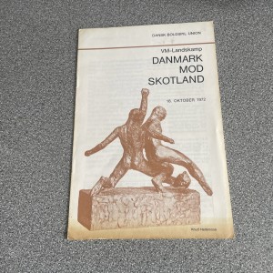 Denmark v Scotland 1972. for sale on Ebay