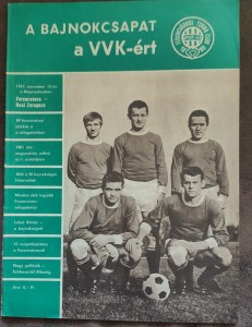 Football programme Ferencváros Hungary - Real Zaragoza Spain 1967. for sale on Ebay