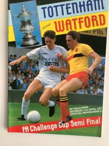 Tottenham Hotspur v Watford April 1987 (FA Cup Semi-Final) for sale on Ebay