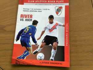 CA River Plate v Boca Juniors  November 2004 (Argentina) for sale on Ebay