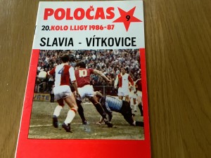 Slavia Praha v TJ Vitkovice April 1987 for sale on Ebay