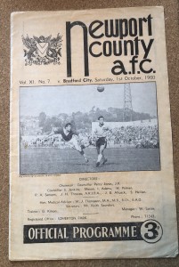 NEWPORT COUNTY v BRADFORD CITY 1/10/60 for sale on Ebay