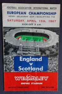 ENGLAND v SCOTLAND 15 Apr 1967 - Jim Baxter`s famous keepie-uppie game for sale on Ebay