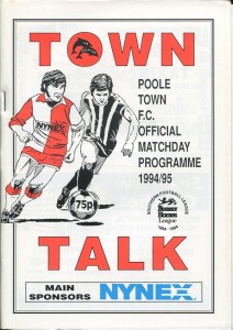 Poole Town v Weston Super Mare, Bury Town, Fisher 93 1994-95 Southern League Sou for sale on Ebay