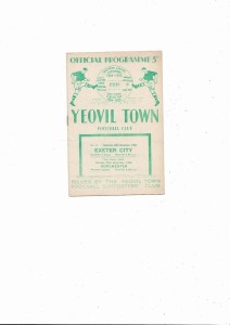 1955/56 Yeovil Town v Exeter City Southern League Football Programme for sale on Ebay