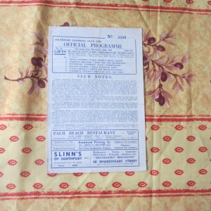 Southport v Workington Div 3 North 1951/2 for sale on Ebay