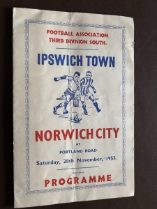 Ipswich Town V Norwich City Div 3 South  Football Programme  28/11/1953 PIRATE for sale on Ebay