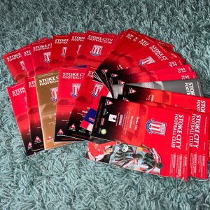 Stoke City FC 25x Programmes 2001/02 Inc 1972 Special & Stan Matthews Souvenir  for sale on Ebay