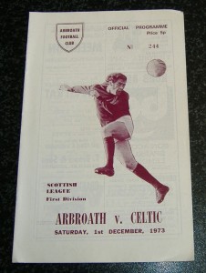 Arbroath v Celtic 1973/74 *EXC* for sale on Ebay
