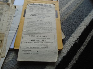 TUNBRIDGE WELLS UNITED V SHEPPEY UNITED 1957-8 KENT LEAGUE (PLEASE SEE DETAILS ) for sale on Ebay
