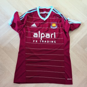 West Ham United 2014-2015 home shirt, large for sale on Ebay