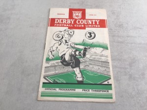 Derby County v Newcastle United 1950/51 Division 1 - 3rd March 1951 for sale on Ebay