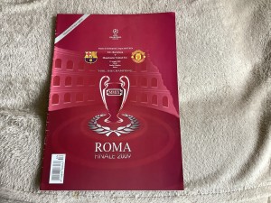 Champions League Final 2009. Barcelona V Manchester United. 20page Red Issue. for sale on Ebay