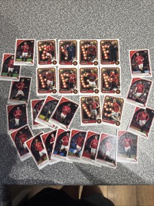 Manchester United Football Trading Cards Bundle Job Lot Topps for sale on Ebay
